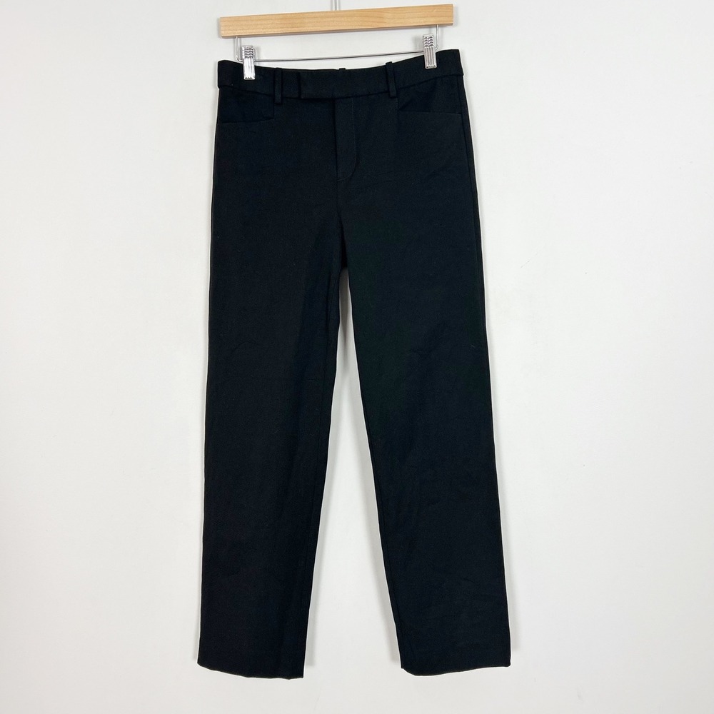 Banana Republic Sloan Black Slim Fit Dress Pants Career Womens Size 4